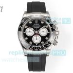 AAA copy Rolex Daytona C1 factory Rolex Swiss 4131 movement panda dial diamond